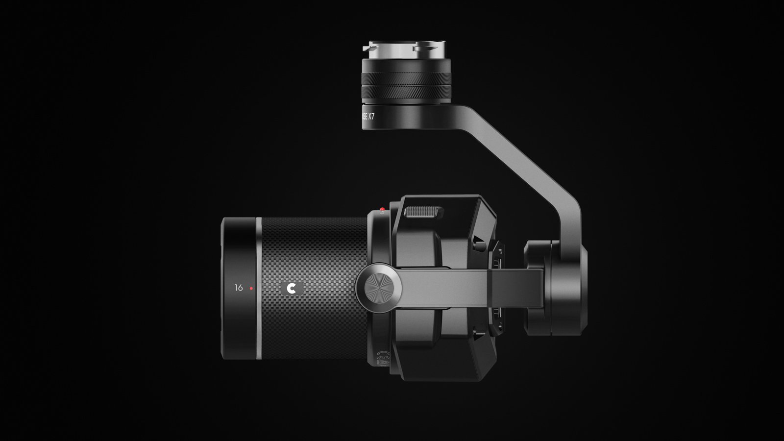 DJI X7 kamera med 16mm