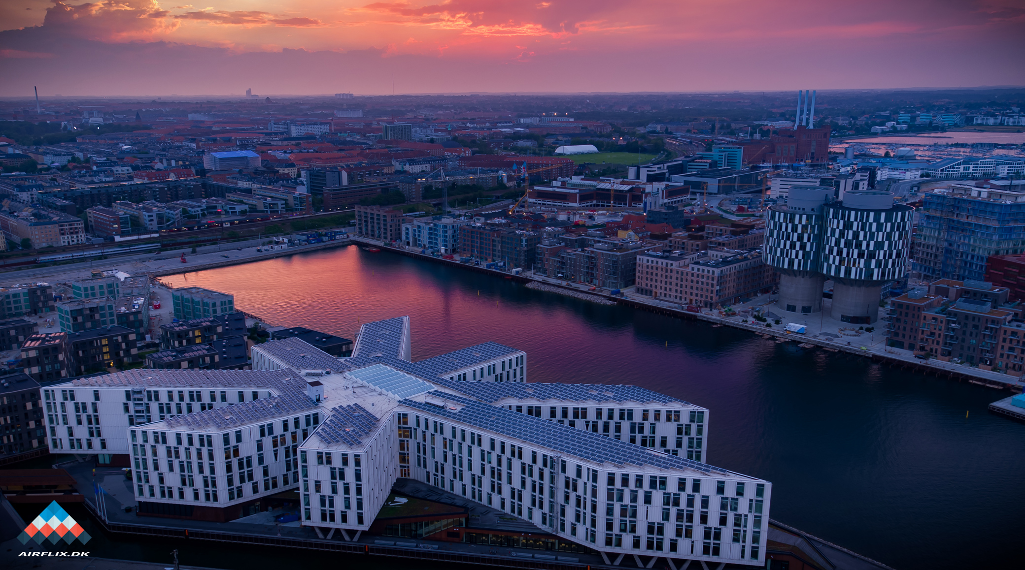 impressionisme Gud Udsigt Nordhavn - Drone Video København | Colorgrading | Drone Copenhagen | AirFlix